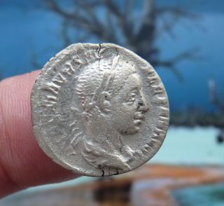 Bn (460) - Roman Denarius Severus Alexander / 19 Mm photo