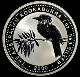 2000 1oz.  999 Silver Kookaburra photo