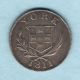 Great Britain - Yorkshire York.  1811 Sixpence Token.  Cattle & Barber.  Vf Europe photo 1