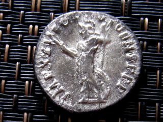 Silver Ar Denarius Of Domitian 81 - 96 Ad Minerva Ancient Roman Coin photo