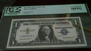 Fr.  1619 1957 $1 Star Note Silver Certificate photo