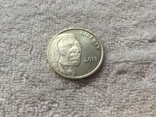 1 - 2013 American Indian / Buffalo - Liberty - 1 Oz.  999 Fine Silver Coin - 2 photo