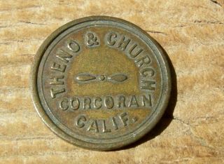 1900s Corcoran California Ca (kings Co) Rare R9 In Supp.  