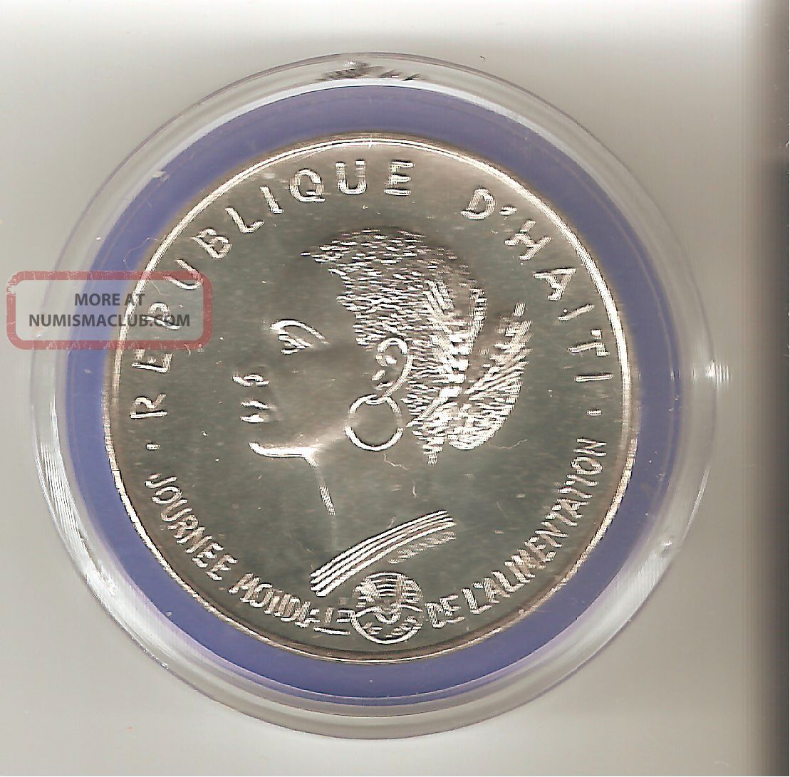 1981 Haiti.  925 Silver 50 Gourdes Coin North & Central America photo