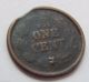 1863 Civil War Patriotic Token - Not One Cent - Clipped Planchet Exonumia photo 1