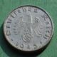 Old Coin Of Iii Reich Nazi Germany 50 Rp 1943 B Vienna W/ Swastika World War Ii Germany photo 1