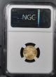 2007 - W Ngc Perfect Ms 70 Gold W Eagle 1/10 Oz Ounce Gold Coin Burnished Coins: US photo 2