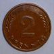 Germany 2 Pfennig 1958 - G Extremely Fine,  Coin Germany photo 1