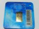 Nadir Gold 0.  10 Gram Bar.  995/1000 Pure With Assay Card 24k Gold photo 1