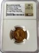 Byzantine Empire,  527 - 565 Ngc Ms Justinian I Ancient Gold,  Military Bust Coins: Ancient photo 2