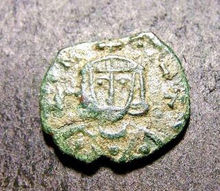 Leo V & Constantine,  Father/son,  Syracuse,  Sicily Ca 820 Ad,  Byzantine Coin photo