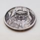 1935 Hobo Nickel Hand Carved “skull ”art Coin @ 1526 Exonumia photo 3