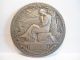Splendid Silvered Art Nouveau Bronze Medal By Oscar Roty - Science France Exonumia photo 1