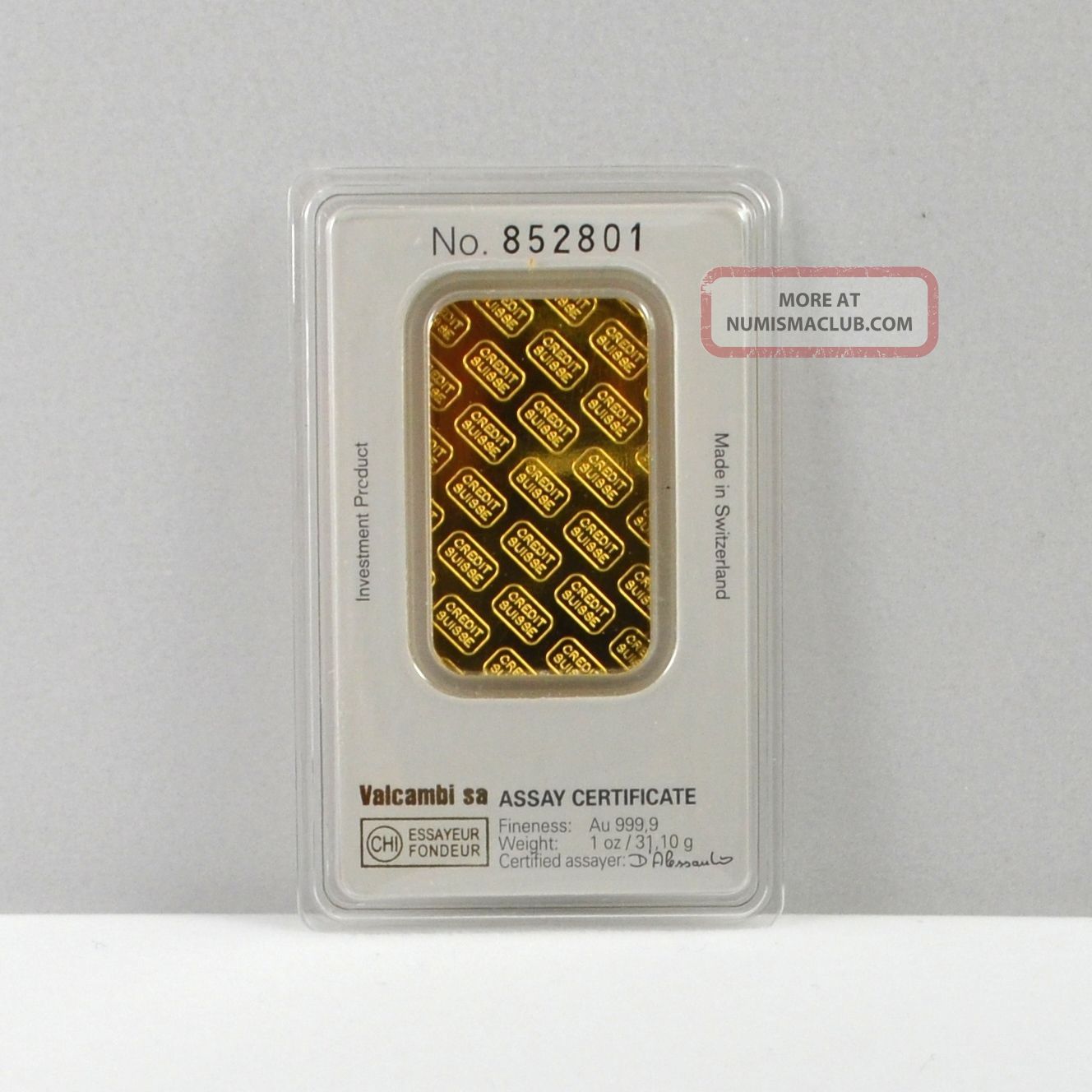 1 .9999 ounce credit suisse gold bar 1 .9999 ounce credit suisse gold bar