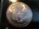 1996 1 Oz Silver American Eagle Brilliant Uncirculated Bu Rare Date In Holder Coins photo 4