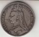 1892 Queen Victoria Large Crown / Five Shilling Coin From Great Britain UK (Great Britain) photo 1