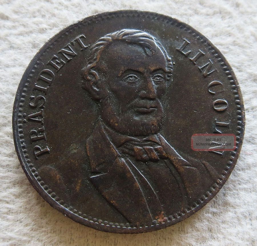 1864 lincoln campaign coin