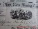 1897 Moss Rose Mining Company Stock Certificate Seattle Washington Antique 6 Stocks & Bonds, Scripophily photo 1