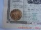 1897 Moss Rose Mining Company Stock Certificate Seattle Washington Antique 6 Stocks & Bonds, Scripophily photo 2