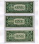 (3) United States 1935a Silver Certificate Dollar Bills Paper Money: US photo 1