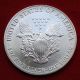1991 Silver Dollar Coin 1 Troy Oz American Eagle St Gaudens Walking Liberty Bu Silver photo 1