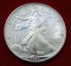 1991 Silver Dollar Coin 1 Troy Oz American Eagle St Gaudens Walking Liberty Bu Silver photo 2