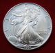 1991 Silver Dollar Coin 1 Troy Oz American Eagle St Gaudens Walking Liberty Bu Silver photo 4