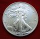 1991 Silver Dollar Coin 1 Troy Oz American Eagle St Gaudens Walking Liberty Bu Silver photo 8