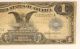 1899 Series United States $1 Silver Dollar Paper Large Currency Black Eagle Large Size Notes photo 4