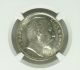 British India King Edward Vii 1910 C Rupee Ngc Graded Ms - 61 Silver Coin India photo 1