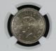 British India King George Vi 1945 (l) Rupee Ngc Ms - 62 Silver Coin India photo 1