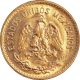 Mexico 5 Pesos Gold 1955.  Km 464 Uncirculated. Mexico photo 1