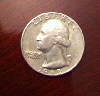 1965 Washington Quarter Circulated Ungraded United States Coin photo