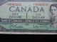 1954 $1 Bank Note Canada Replacement Bill O/y0065232 Beattie - Rasminsky F Canada photo 6