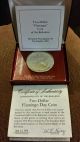 Silver 1974 Proof Two Dollar Flamingo Day Coin Bahamas Sterling Silver Unc W/coa North & Central America photo 3