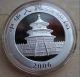 2006 1oz Silver Chinese Panda Coin China photo 1