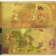 24k Bruce Lee Pure Gold Banknote 100 Rmb Chinese Kungfu Star Souvenir Note Asia photo 1