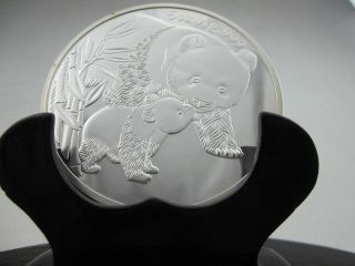 2004 China 5 Oz Silver Chinese Panda Coin photo