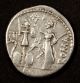 Roman Republic,  M.  Furius Philus C.  119 Bc Ar Denarius Silver Coins: Ancient photo 1