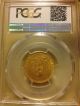 1886 Argentina 5 Peso Gold Coin - Pcgs Au53 2nd Highest Graded Coin In The World South America photo 3