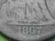 1867 - S Seated Liberty Dime - Rare Key Date Dimes photo 1