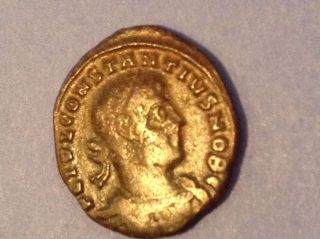 Ancient Roman Copper Ae 3/4 Constanstius Ii 337 - 361ad As Ceasar Thessalonica photo