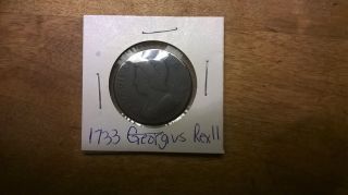 1733 Georgivs Rex Ii Half Penny photo