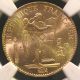 France 1886 A Gold 20 Francs Ngc Ms - 65 Sharp & Lustrous Looks Great Europe photo 1