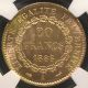 France 1886 A Gold 20 Francs Ngc Ms - 65 Sharp & Lustrous Looks Great Europe photo 2