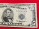 Series 1953 A $5.  00 Silver Certificate Small Size Notes photo 2