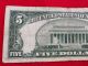 Series 1953 A $5.  00 Silver Certificate Small Size Notes photo 4