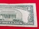Series 1953 A $5.  00 Silver Certificate Small Size Notes photo 5
