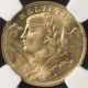 Switzerland 1927 Gold 20 Francs Ngc Ms - 66 Sharp Lustrous Beauty Europe photo 1