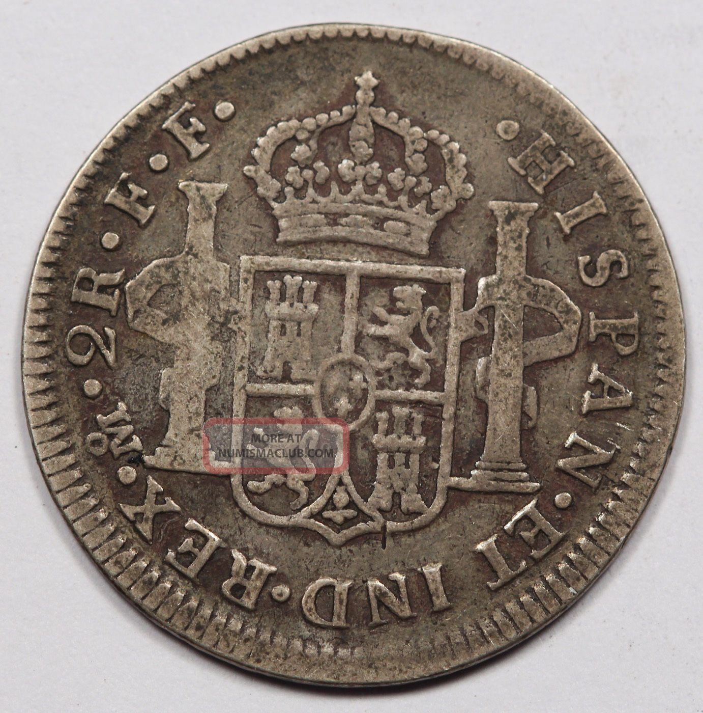 Mexico 1780 Mo Ff Carolus Iii 2 Reales Silver Coin Vf Spanish Colonial mexico-1780-mo-ff-carolus-iii-2-reales-silver-coin-vf-spanish-colonial